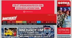 Desktop Screenshot of innebandymagazinet.se